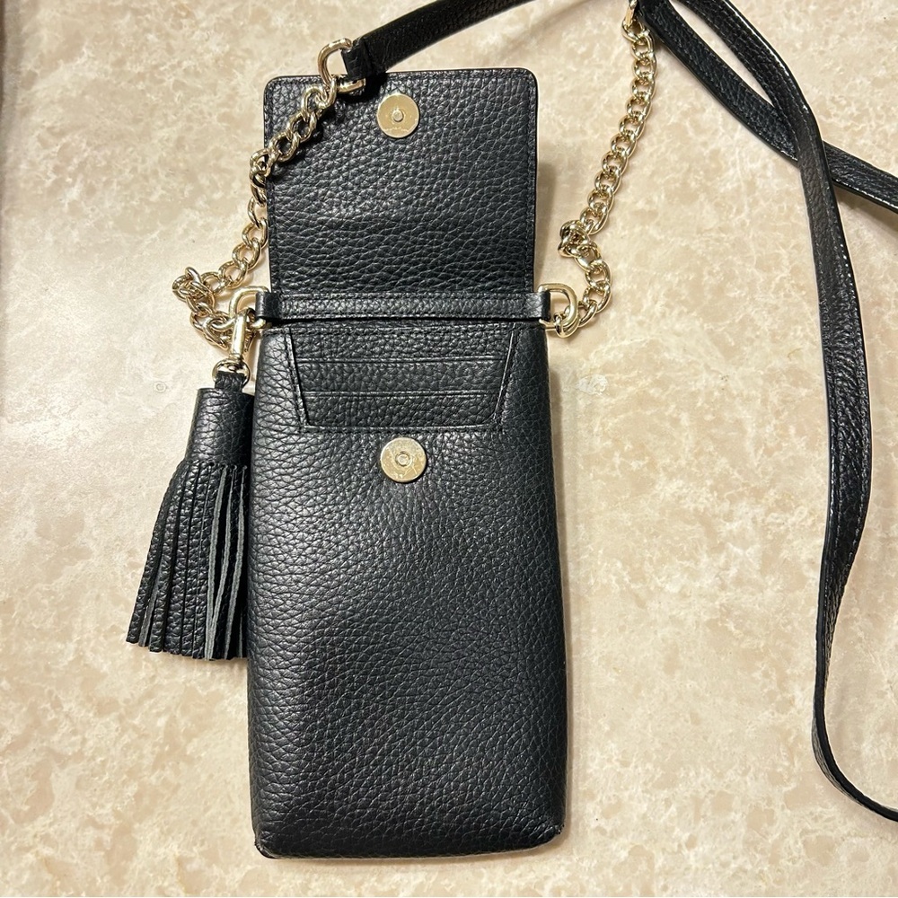 Kate Spade Black Pebbled Leather Crossbody Bag - Picture 3 of 4